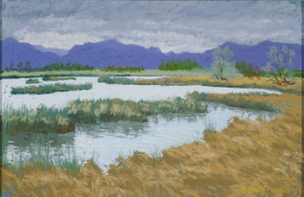 Silver Creek Pastel Painting